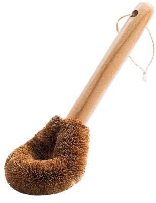 China Stocked Dish Brush With Handle , Eco - Friendly Kitchen Dish Scrub Brush For Dishes for sale