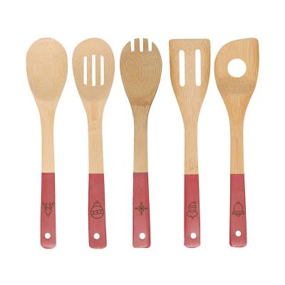 China Free Shipping Sustainable Items Set Cooking Tool Organizer Wooden Wholesale From China Kitchen Utensil Amazon for sale