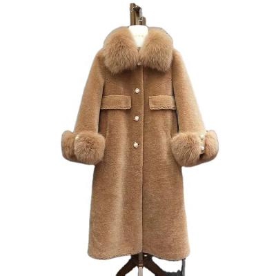 China Long Teddy Bear Coat Women Winter Colorful Anti-Shrink 2021 Thick Warm Oversized Faux Fur Coats Overcoat Women for sale