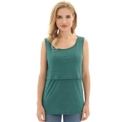 China New Antibacterial Hot Selling Soft Women's Clothing Multifunctional Maternity Care Tank Tops for sale