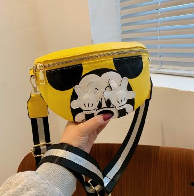 China Fashion\Comfortable\Durable Popular Simple Minnie Cross - Body Bag Designer Mickey Mouse Cartoon Leather Handbags For Women Shoulder Bag for sale