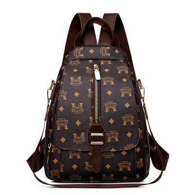 China Waterproof Gender And Zipper And Latch Type Vintage School Bag Backpack For Girls Bag One Head Woman Luxury for sale