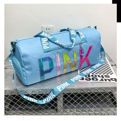 China Wholesale Freestanding Durable Sport Gym Bag Outdoor Shoe Compartment Duffle Weekender Bag With Shoe Compartment for sale