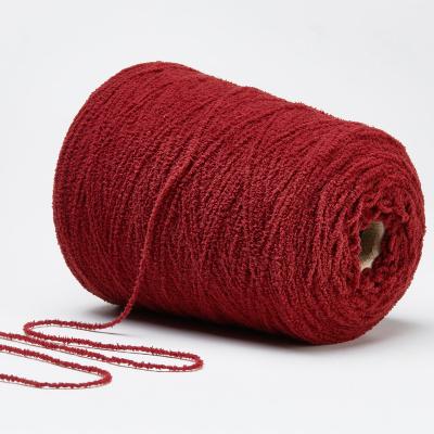 China Long Dull Chenille Yarn Soft Fancy Hair Ring Spun Polyester Chenille Yarn 4.6Nm for sale