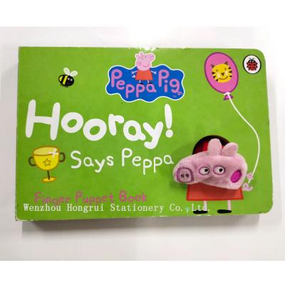 China Paper& Wholesale custom hot sale children'book novelty book cardboard educational story board educational learning&reading book with pig doll factory for sale