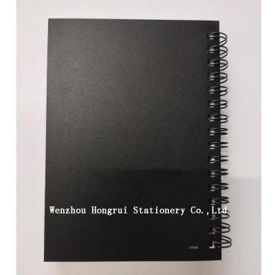 China PP spiral spiral notebook with color A6 divider page diary promotion office and school supplier wholesale custom manufacturer for sale