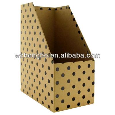 China decorative storage box magazine folder paper box/paper file carton/custom folder box for sale