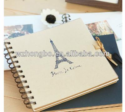 China Spiral Binding Paper Photo Album/Wholesale Photo Album for sale