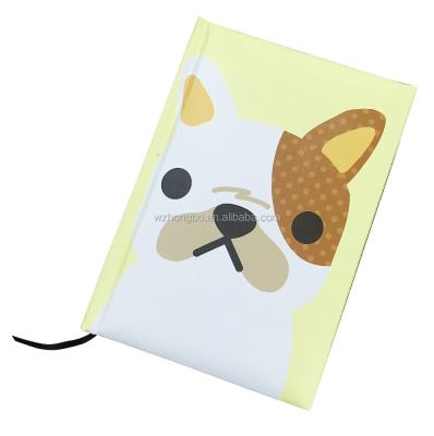 China Printed Cute Hardcover Book Dog Notebook for sale