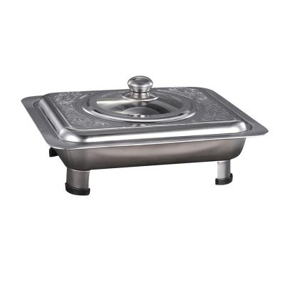 China Efficient Cheap Price Stainless Steel Stove Food Warmer Buffet Equipment Serving Dishes for sale