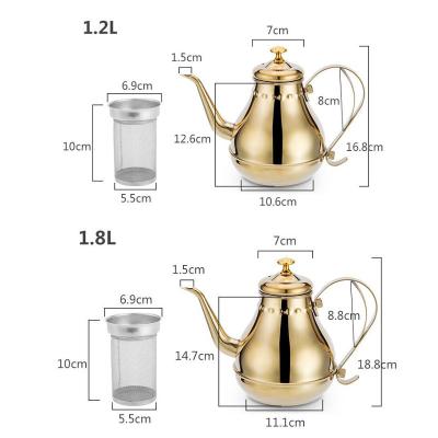 China Sustainable Manufaturer Sale Coffee Kettle Stainless Steel Hot Water Kettle for sale