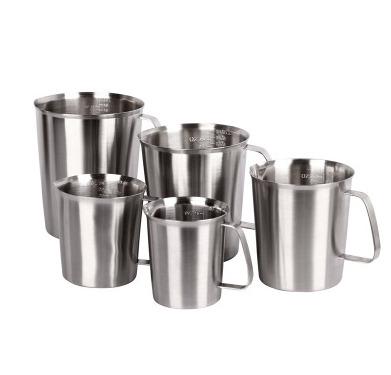 China Hot Selling Stainless Steel Stainless Steel Liquid Milk Jug Measuring Cup Viable for sale