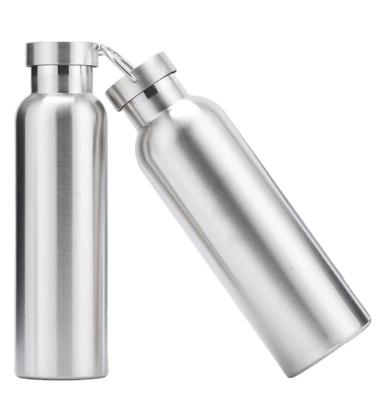 China 750ml Stainless Steel Water Bottle Viable Vacuum Flasks Insulated Sports Bottles With Lid for sale