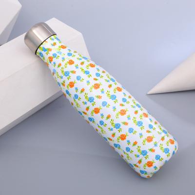 China Sustainable Wholesale High Quality 500ml 750ml Vacuum Insulated Stainless Steel Water Bottle Customized Logo for sale