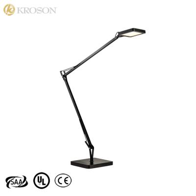 China Modern High Quality Nordic Design Metal Bed Black Side Reading Study Office Hotel Home Decor Modern Luxury Led Table Lamps for sale