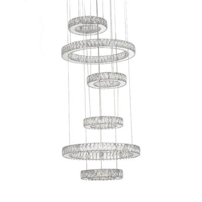 China modern zhongshan guzhen lighting factory LED Crystal Chandelier modern lighting modern indoor pendant light for sale