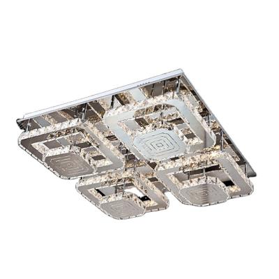 China Surface Mounted Wholesale New Design K9 Crystal Ceiling Lighting For Living Room for sale