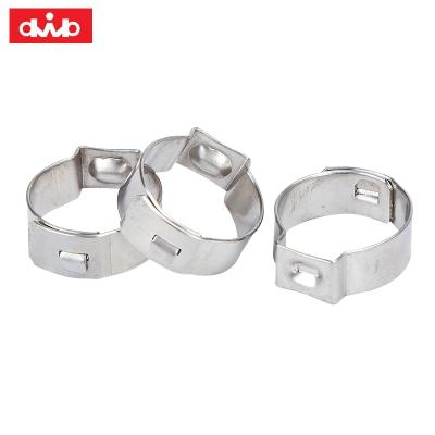 China Single Ear Stepless Driving Collars 304 Stainless Steel Crimp Automotive Driving Collar for sale