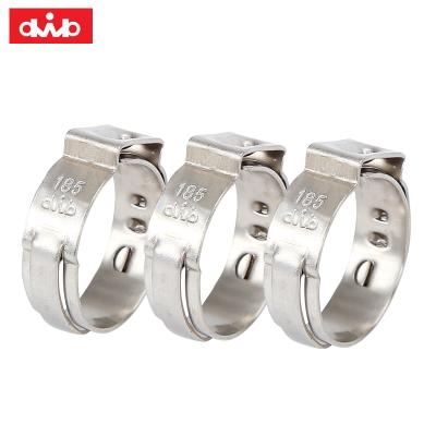 China Single pipe flange dwb 18.5mm stainless steel ear pipe tube flange for sale