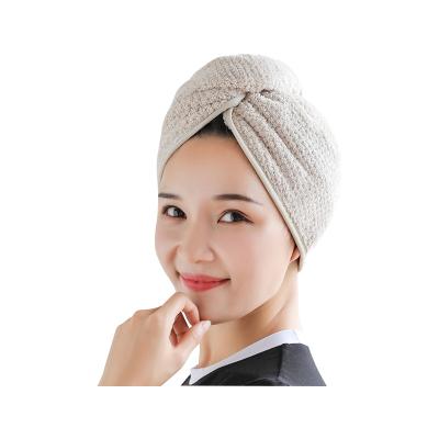 China U-HomeTalk UT-HT009 Polyester Microfiber Hair Wraps Super Absorbent QUICK DRY Towel Drying Head Bath Spa Turban Wrap for sale