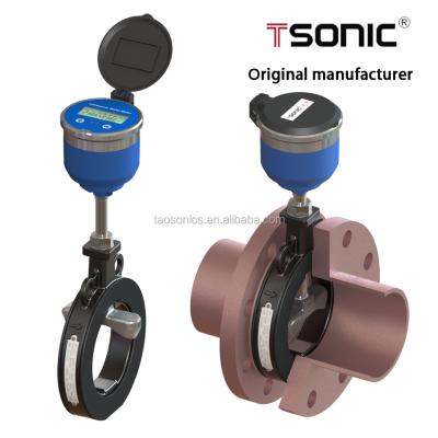 China TSONIC T3-1-K1 Cradle Irrigation Quantitative Output Pulse Output Ultrasonic Control Water Flow Meter DN80mm; DN100 for sale