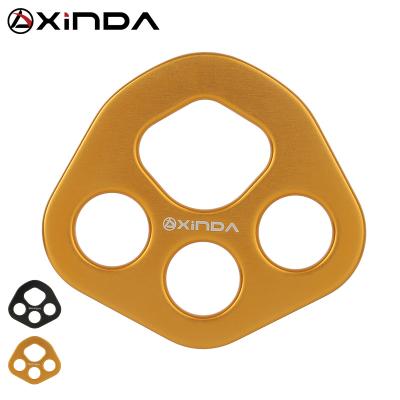 China Durable XINDA 30kN Small Leg Rigging Cheap Climbing Aluminum Plate For Anchoring for sale