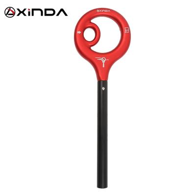 China Durable XINDA 25kN Aluminum Figure 9 Ring Descender For Climbing Besieging rappelling for sale