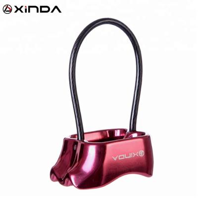 China XINDA Durable Aluminum ATC Climbing Descender For Rock Climbing for sale