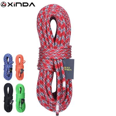 China XINDA 18-38 kN 9-14mm High Strength Static Nylon Rope High Tensile Climbing for sale