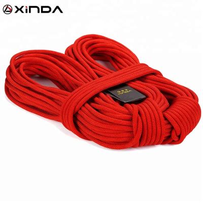 China Durable XINDA10kN 8mm Static Climbing Rope For Increasing Outdoor Safety for sale