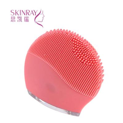 China 100% New Best Price Black Main Original Private Label Electric Facial Face Vibrating Brush Silicone Materials for sale