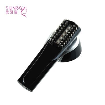 China Plastic Nutritious Liquid Hair Regrowth Brush Electric Stimulate Scalp Massage Relax Head Ion Laser Hair Growth Comb Infrared for sale