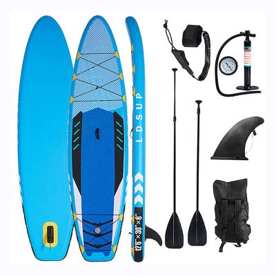 China Wholesale high quality unisex yoga board surf ski blue water sip adult inflatable paddle board for sale