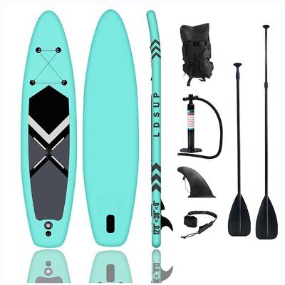 China Good Quality Unisex Customized Water Paddling Inflatable Yoga SUP Surfing Board Stand Up Paddle Board for sale