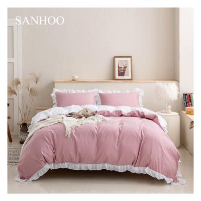 China soft & SANHOO Warm Home Comforter Set Lightweight Full Queen Size Comforter Set Full Cotton Luxury Bedding Set for sale