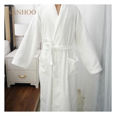 China SANHOO Terry Cloth Robes Breathable High Quality Mens Womens Spa Wear Bathrobe Women Bathrobe Plus Size Bathrobe for sale