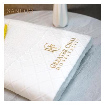 China SANHOO Hypoallergenic Luxury Premium 100% Pure Cotton Bath Towel Set Hotel Thick Sustainable Quick Dry Hand Towel for sale