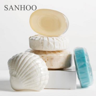 China SANHOO hotel supplies disposable wholesale toiletries travel small amenities 25g soap for hotels for sale