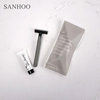 China SANHOO Hotel Brand OEM 8 PCS Travel Kit Hotel Toiletries Kit Cotton Swab Box Hotel Amenities for sale