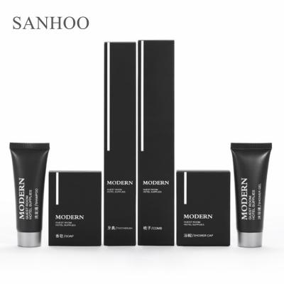 China SANHOO 8 PCS Hotel Amenities Kit Hotel Guest Amenities Premium Five Star Toiletries for sale