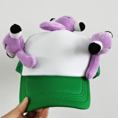 China Funny Plush Hats With Custom Plush Toys Logo for sale