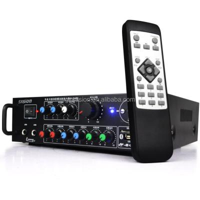 China Hot Selling Mini AV Amplifier USB/SD/FM Amplifier Karaoke DC-12V Radio With Low Price AV-368U for sale