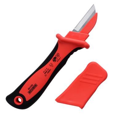 China Chinese supplier overhead or underground cable tool insulated stripping knife directly other blade shape also available for sale