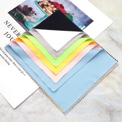 China Customized Logo Print Multi Color Size Microfiber Glass Cleaning Cloth For Eye Glass Glass Custmozed Size for sale