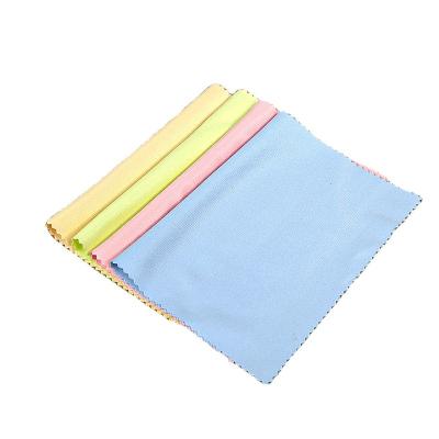 China Empty Glasses Microfiber Glass Cleaning Cloth Clean Sublimation Glass Cleaning Cloth for sale