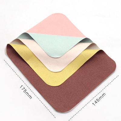 China Sea-Island Glass Suedette 31.5%polyester&68.5% Filament Glass Microfiber Optical Cleaning Cloth for sale