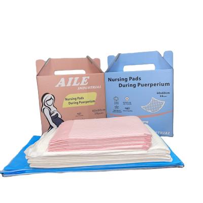 China Home Care Absorption Sheet Mattress Super Maternity Sanitary Underpad Customized Disposable Under Pad Mail Maternity Anti Leakage for sale