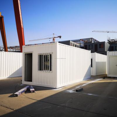 China Modern Prefab 10ft Small Container House China Flat Pack Container House Guard Room for sale