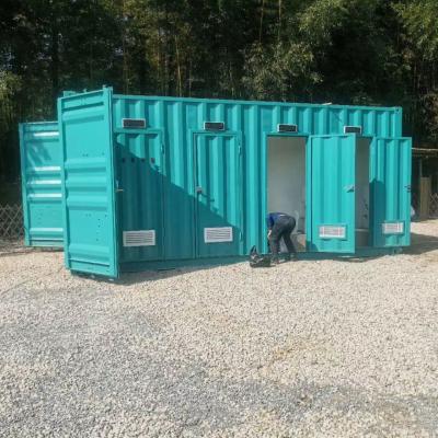 China Modern mobile modular container toilet prefab toilet portable shipping container public bathroom for sale for sale