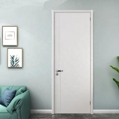 China Sound Insulation Factory Custom Oak Door Paint Bedroom Interior Eco Friendly Door Solid Wood Free Design for sale